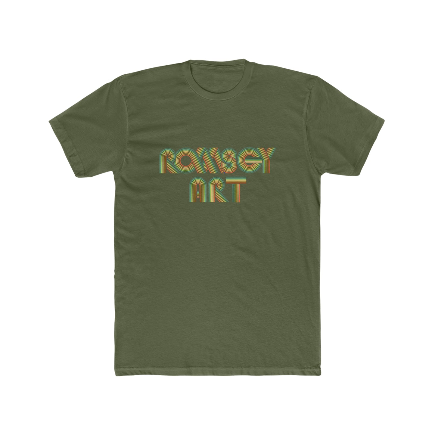 Ramsey Art Men's Cotton Crew Tee